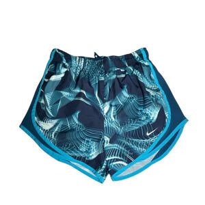 Nike Dri-Fit Dry Tempo Running Athletic Shorts Blue Chemistry Womens Size Small